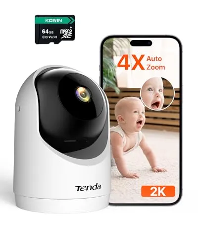 Tenda 2K Überwachungskamera Innen WLAN Wi-Fi 6 CP3 V3.0