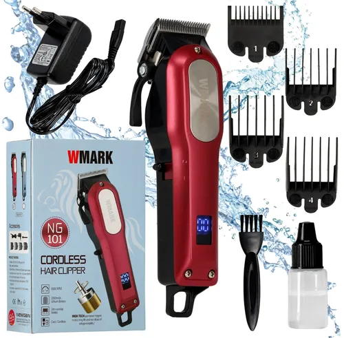 Akku Barttrimmer Haartrimmer elektrische Haarschneidemaschine Wmark LCD