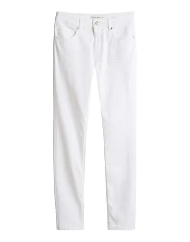 OPUS PANTS Damen Skinny | ENJA Ease Skinny Jeans Low Rise mit Power Stretch White, 38 L30