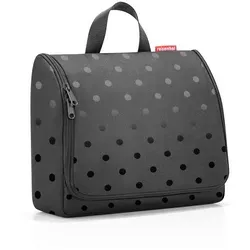 reisenthel Kulturbeutel toiletbag XL Glossy Dots Black von reisenthel