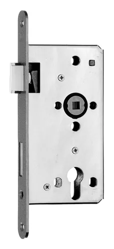 Sächsische Schlossfabrik Einsteckschloss Behörden 60/72 PZ W 20 Edelstahl Rechts