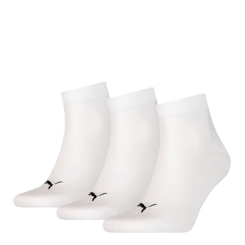 PUMA Unisex Quarter-Socken 3 Paar Gr. 39/42 | Socken | Strümpfe