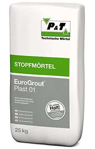Unterstopfmörtel 0-1 mm EuroGrout® Plast 01 25 kg/Sack