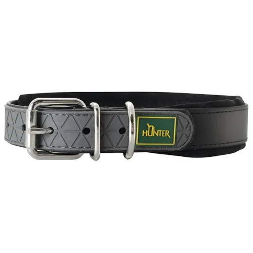 Hunter - Collar Convenience Comfort - Hundehalsband Gr Halsumfang 27-35 cm - Breite 2,0 cm schwarz