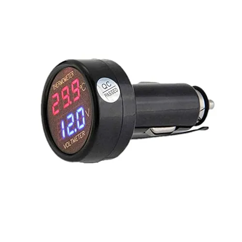 JZK Voltmeter Thermometer 2 in 1