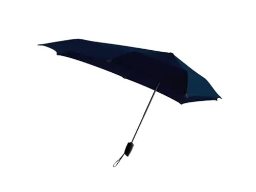 senz ° mini automatic foldable storm umbrella midnight blue