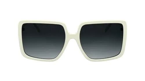 KARL LAGERFELD Women's Sunglasses KL6187S - White with Gradient Grey Lens