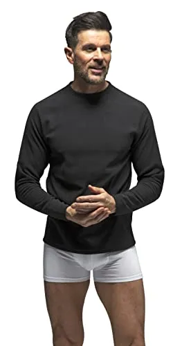 HEAT HOLDERS - Herren Thermo Innenfleece Langarm Unterhemd | Performance Funktion Baselayer Für Sport Outdoor Im Winter | Atmungsaktiv Funktionsshirt (M, Xx-warm - original)