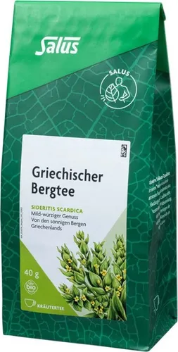 GRIECHISCHER Bergtee Sideritis scardica Bio Salus 40 g - Bio Bergtee aus Griechenland, bekannt für seine wohltuenden Eigenschaften und ideal zur Unterstützung des Immunsystems.