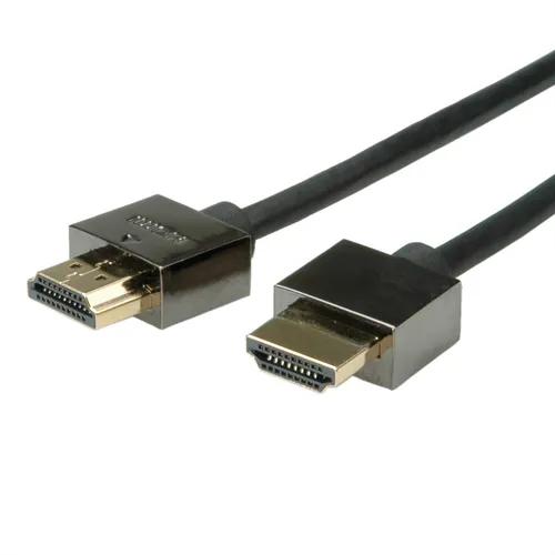 Notebook HDMI High Speed Kabel mit Ethernet, schwarz, 1 m