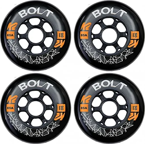 Bolt 90 MM 85A 4-Wheel Pack – Black – 30F3011 - Skateboard Räder in 90mm und 85A Härte, ideal für reibungsloses Fahren und hohe Geschwindigkeit, perfekt für Skateboard-Enthusiasten.