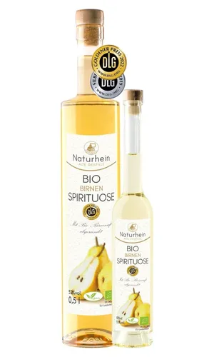 Birnen Spirituose Willi fein fruchtig Schnaps Williams Bio NatuRhein