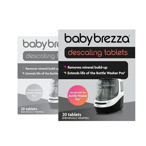 Baby Brezza Bottle Washer Pro – Entkalkungstabletten Vorteils-Set (40 Stück) - Optimale Pflege für Ihren Baby Brezza Bottle Washer Pro. Das Vorteils-Set mit 40 Entkalkungstabletten sorgt für eine gründliche Reinigung und verlängert die Lebensdauer des Geräts.