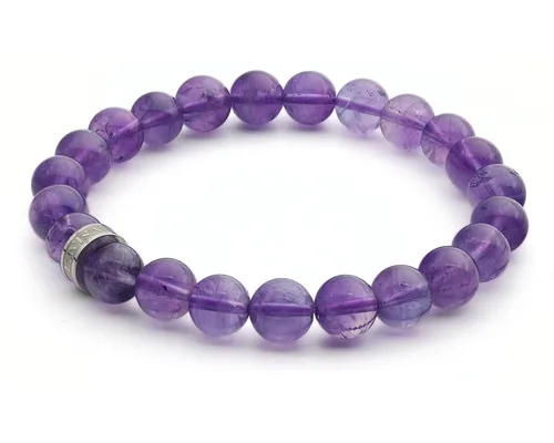 LAVISA Edelstein Armband in lila von LAVISA