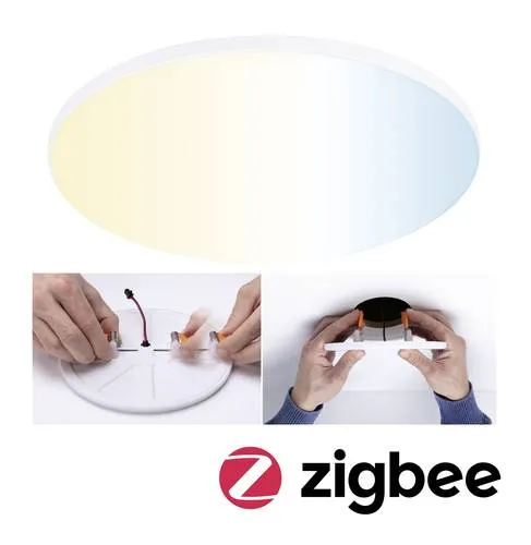 Paulmann VariFit LED Einbaupanel Veluna Edge 200mm - Einbauleuchte mit modernem, rahmenlosem Design, dimmbar und Tunable White für individuelle Lichtsteuerung, ideal für jede Raumgestaltung.