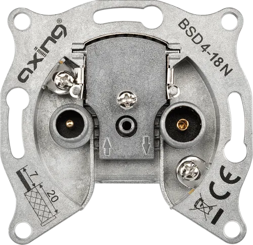 BSD 4-18N - CATV-Antennensteckdose 5...1006 MHz