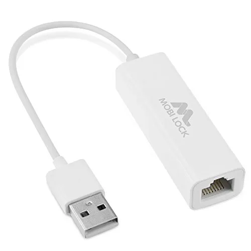 USB Ethernet LAN Netzwerkadapter Kompatibel mit Laptops und Allen USB 2.0-kompatiblen Computern, einschließlich Windows 7-11, Vista, Mac OS X und macOS - von Mobi Lock