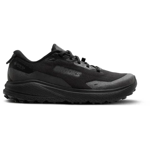 Brooks Divide 6 GTX Herren Laufschuh - Schwarz, Größe 9.5 - Laufschuhe mit wasserdichtem Gore-Tex-Obermaterial für optimalen Komfort und Schutz bei jedem Wetter. Ideal für Trailrunner und Outdoor-Enthusiasten.