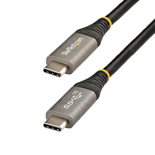 StarTech .com 3ft USB C Kabel 10Gbps - USB Kabel, USB-IF zertifiziert mit 100W Leistung für schnelles Laden und Datenübertragung bis 10Gbps, ideal für moderne Geräte.