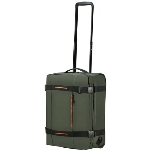 AmericanTourister Urban Track Reisetasche mit Rollen - Reisetasche aus recyceltem PET, 45,5L, ideal als Handgepäck, mit TSA-Zahlenschloss und gepolstertem Laptopfach für bis zu 15,6 Zoll.