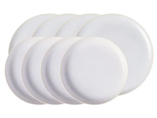 like. by Villeroy & Boch Crafted Cotton Tafelset 8tlg - Tafelservice aus hochwertigem Premium Porcelain, spülmaschinenfest und mikrowellensicher. Elegantes Design in sanftem Weiß, perfekt für Alltag und besondere Anlässe.