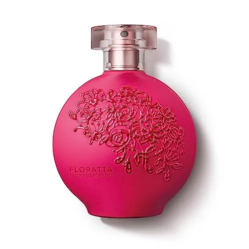 O Boticário Floratta Secret Flowers Eau de Toilette EDT, Damenparfüm, blumig, fruchtig, Feige und Grapefruit, 75 ml