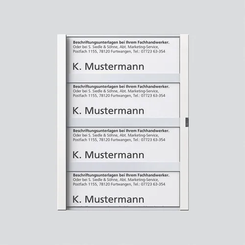 Siedle 029050 Namensschild von Siedle