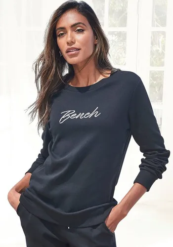 Bench. Loungewear Sweatshirt mit Logostickerei von Bench.