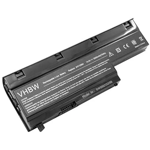 vhbw 1x Akku kompatibel mit Medion Akoya MD98360, MD98550, MD98410, MD98580, P7612, P7611, P7614 Notebook (5200 mAh, 14,4 V, Li-Ion)