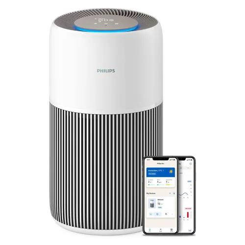 Philips Luftreiniger 2200 Series mit HEPA-Filter und Aktivkohlefilter