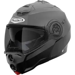 Caberg Droid Klapphelm - Matt-Dunkelgrau - XS - Motorradhelm mit Einhandbedienung, kratzfestem Visier und integrierter Sonnenblende für optimalen Komfort und Sicherheit beim Fahren.