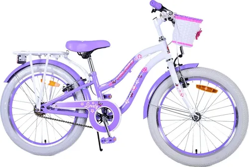 Zoll Kinderfahrrad 20 Zoll für Mädchen - Cityrad für Mädchen im Alter von 5-11 Jahren, ausgestattet mit Klingel, Korb und Kettenschutz für sichere Fahrten und viel Spaß.