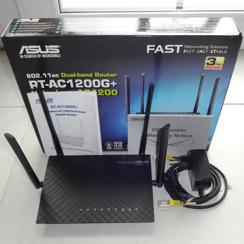 ASUS RT-AC1200G Plus Wireless Dual Band Gigabit Router 2,4G und 5G komplett OVP