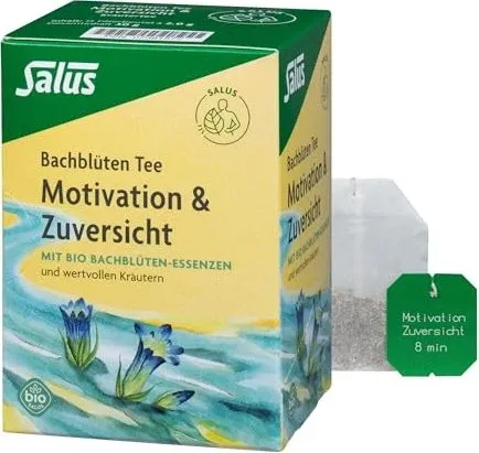 BACHBLÜTEN TEE Motivation&Zuversicht Bio Salus Fbt 2 g