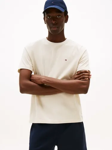 Tommy Hilfiger ESSENTIAL REG FIT SOLID TEE - Rundhalsshirt aus weichem Baumwoll-Jersey, ideal für vielseitige Styles und hohen Tragekomfort – perfekt für jeden Anlass!