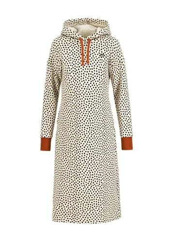 Blutsgeschwister - Sweatkleid umhüllt Dich mit Wärme und angenehmem Stretch – perfekt für Herbst und Winter, beige, M