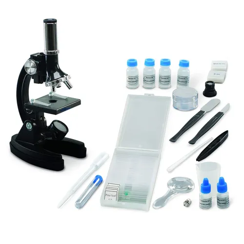 GeoSafari MicroPro Mikroskopie-Set 48 Teile mit Licht 50x bis 600x