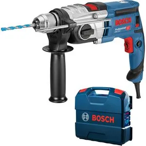 Bosch Schlagbohrmaschine GSB 20-2 Professional - 850 W, mit Schnellspannbohrfutter und robustem Metallgetriebegehäuse für lange Lebensdauer