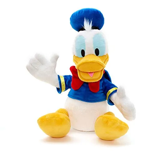 Disney Store Offiziell Mittelgroßes Kuscheltier Donald Duck, 45cm/17, Kultfigur mit niedlichem Matrosenanzug, für alle Altersstufen geeignet