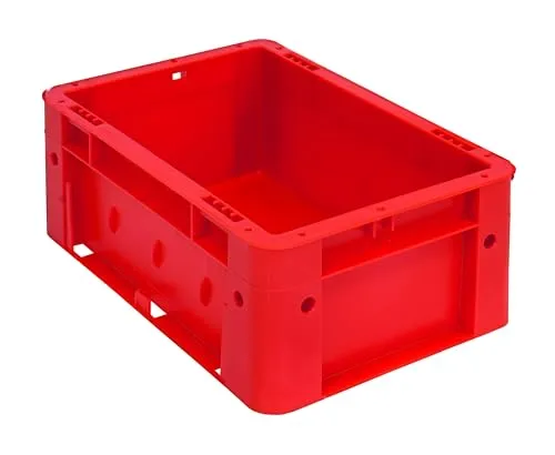 qpool24 Euro-Stapelkasten 120 x 200 x 300, rot, PP