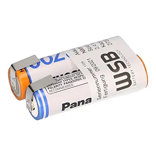 2er Reihe Akkupack mit Lötfahne AA Mignon LR6 2,4V 2700mAh Hochstrom-,Schnellladefähig, Akku