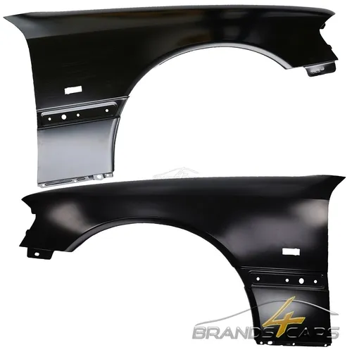 ATEC 2x KOTFLÜGEL VORN LI+RE MIT BLINKERLOCH FÜR MERCEDES C-KLASSE W202 S202