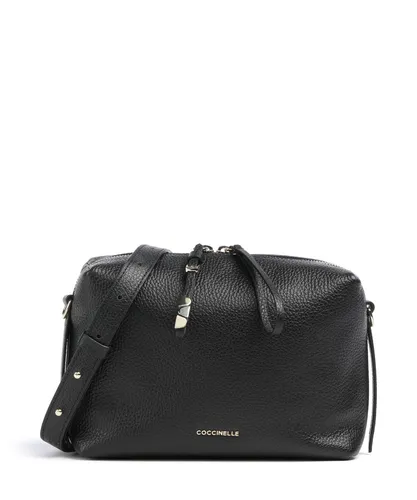 Coccinelle Leder Umhängetasche Nory Handbag Noir schwarz