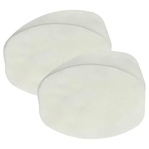 vhbw 4X Mikro-Hygienefilter kompatibel mit Nilfisk GA70, GS90, GS84, GS80, GM90, GM80, GD90c, GD90, GD80 Staubsauger - Luftfilter Weiß