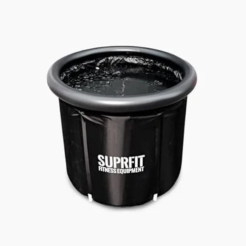 SUPRFIT Ice Tub – 320 Liter tragbare Eistonne für Eisbaden und Kältetherapien - Kälte- & Wärmekompressen zur Behandlung von Schmerzen & Fieber. Ideal für effektive Muskelregeneration nach dem Sport mit optimaler Isolierung für längere Kühle.