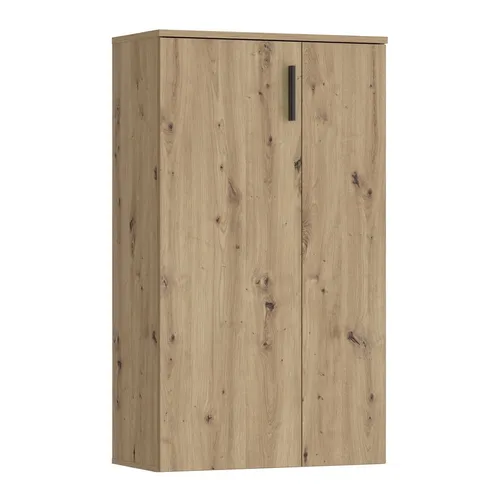 FORTE Schuhschrank BOOTS, 2 Türen, Eiche Artisan von Forte