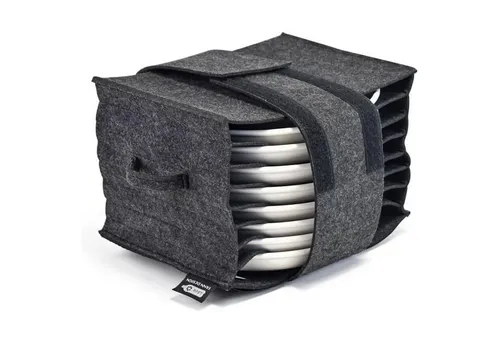 Tanndesign Teller-Set Tellerhalter Filz 8 Teller Geschirrhalter Camping Geschirr Wohnwagen