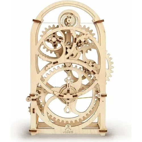 UGEARS Mechanisches Holzmodell 20 Minuten Timer - Schreibutensilien, einzigartiges mechanisches Design und kreatives Bastelerlebnis aus hochwertigem Holz.
