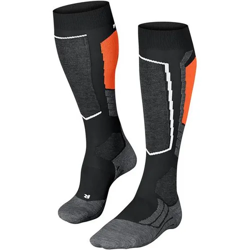 FALKE Sportsocken Falke Damen Ski Socken SK2 16523 - Mittelstark gepolsterte Sportsocken für Damen, ideal für ambitionierte Skifahrerinnen. Bieten hohen Komfort, guten Schuhkontakt und besten Wärmerückhalt dank Merinowolle.