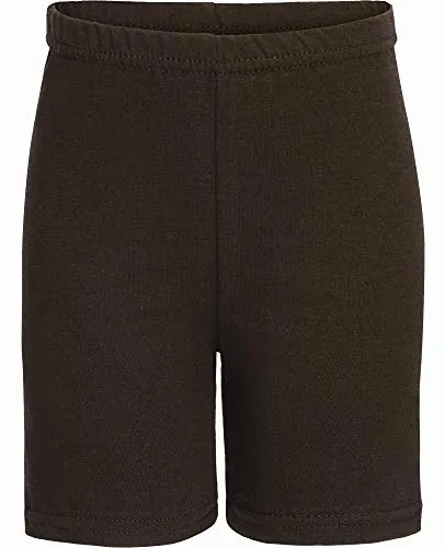 Ladeheid Mädchen Kurze Leggings aus Baumwolle LAMA07 (Braun28, 104-110)